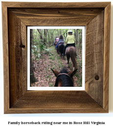 family horseback riding near me in Rose Hill, Virginia